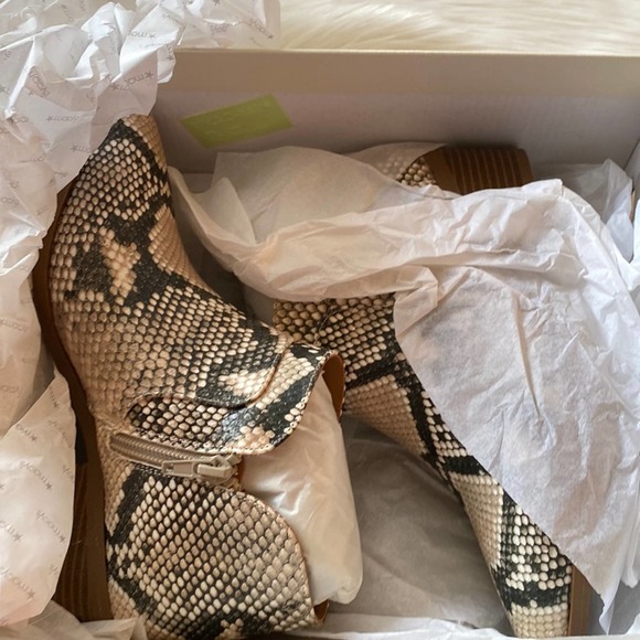 Style Co Vidyaa Ankle Booties Natural Snake 5M - Picture 11 of 12